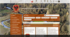 Desktop Screenshot of powiatrawski.pl